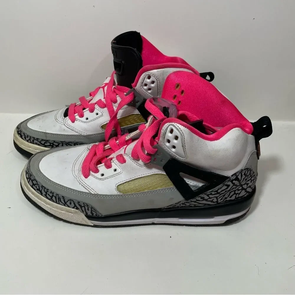 Jordan Pink Patterned Athletic Sneakers